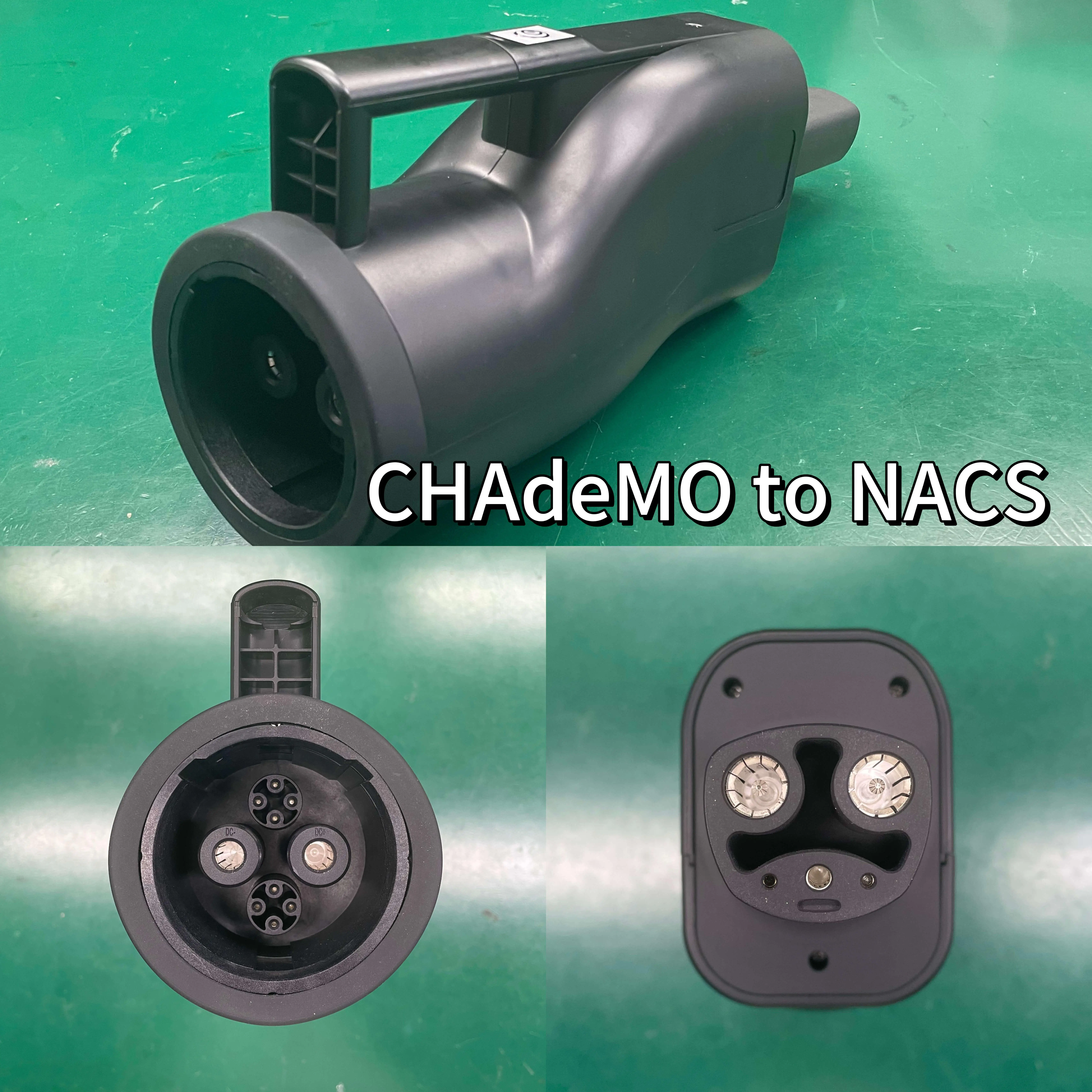 250A CHAdeMO To NACS DC Fast Adapter For Tesla Model 3 Y NA Nissan Leaf Japanese CHAdeMO DC Quick EV Charger Connector Converter