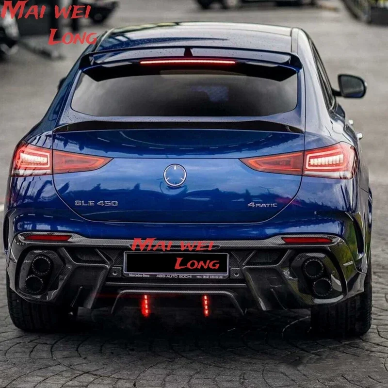 for Mercedes-Benz GLE class GLE Coupe C167 GLE350 450 GLE53 AMG GLE63 rear carbon fiber tail modification 2021+