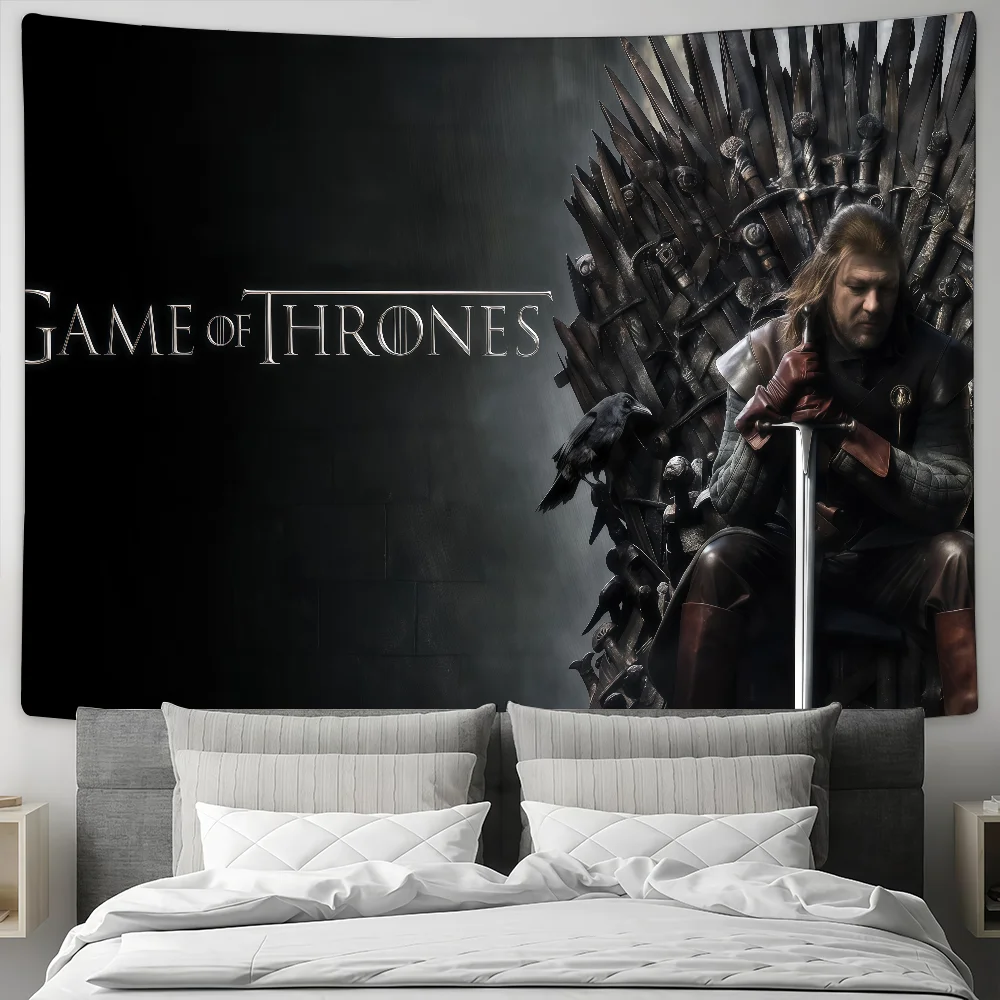 لعبة التلفزيون الأمريكية G-Game of T-Thrones مناسبة لغرفة النوم في الهواء الطلق هدية ديكور الحفلات نزهة التخييم
