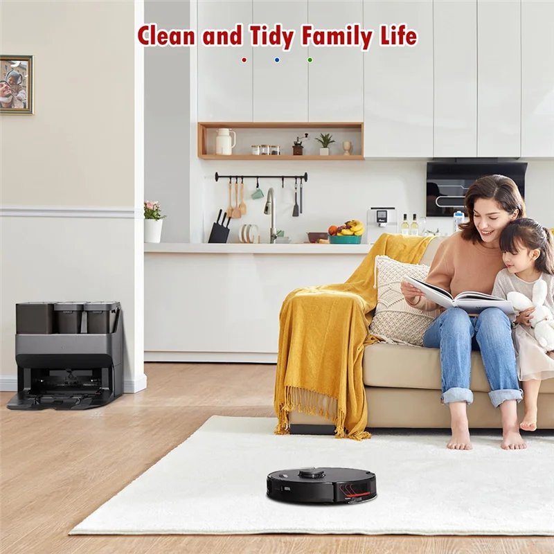 ABUD-Set Aksesori untuk Penyedot Debu Robot Roborock S7 Maxv Ultra S7 Pro Ultra, Sikat Utama, Filter, Bantalan Pel