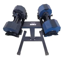 New Electrophoresis 40.5kg 90lb Black Adjustable Weights Dumbbell Set 40kg Dumbbells Rack