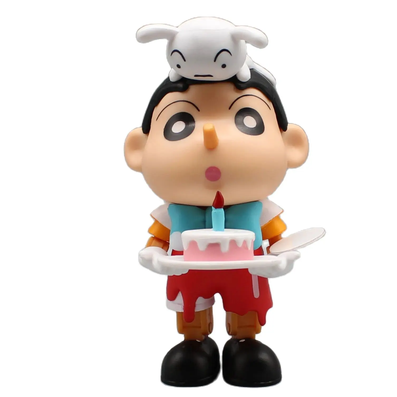 Crayon Shin chan COS Pinocho 5,4 "estatuilla, Las Aventuras de Le avventure di, figura de animación de dibujos animados, adorno de modelo de Anime