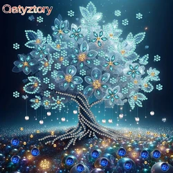 GATYZTORY Tree pittura diamante fai da te, Set di pittura diamante fai da te accessori, adatto per la vita domestica, vernice di cristallo a forma speciale