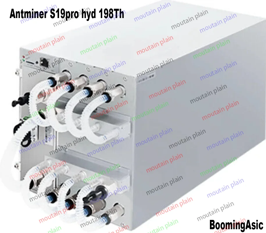 Bitcoin Mining Machine 2024 Antminer S19pro HYD 198T 184T 5445W Bitmain S19 Pro+ HYD Water Cooling Asic Crypto BCH BTC Miner