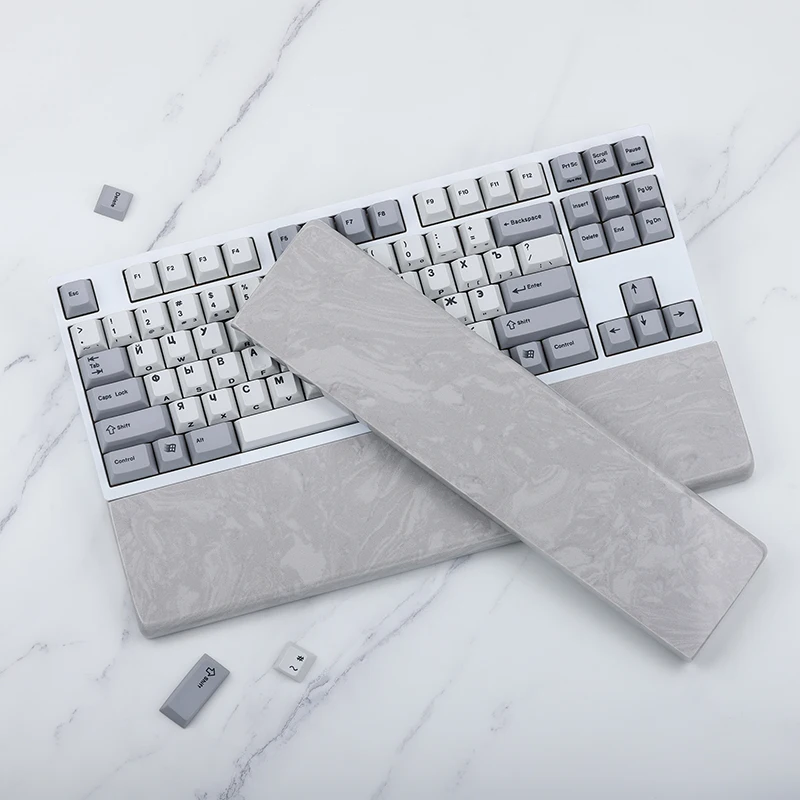 Descanso de mão de quartzo tamanho personalizado almofada de pulso conforto e antiderrapante descanso de palma criativo personalizado para design de teclado mecânico