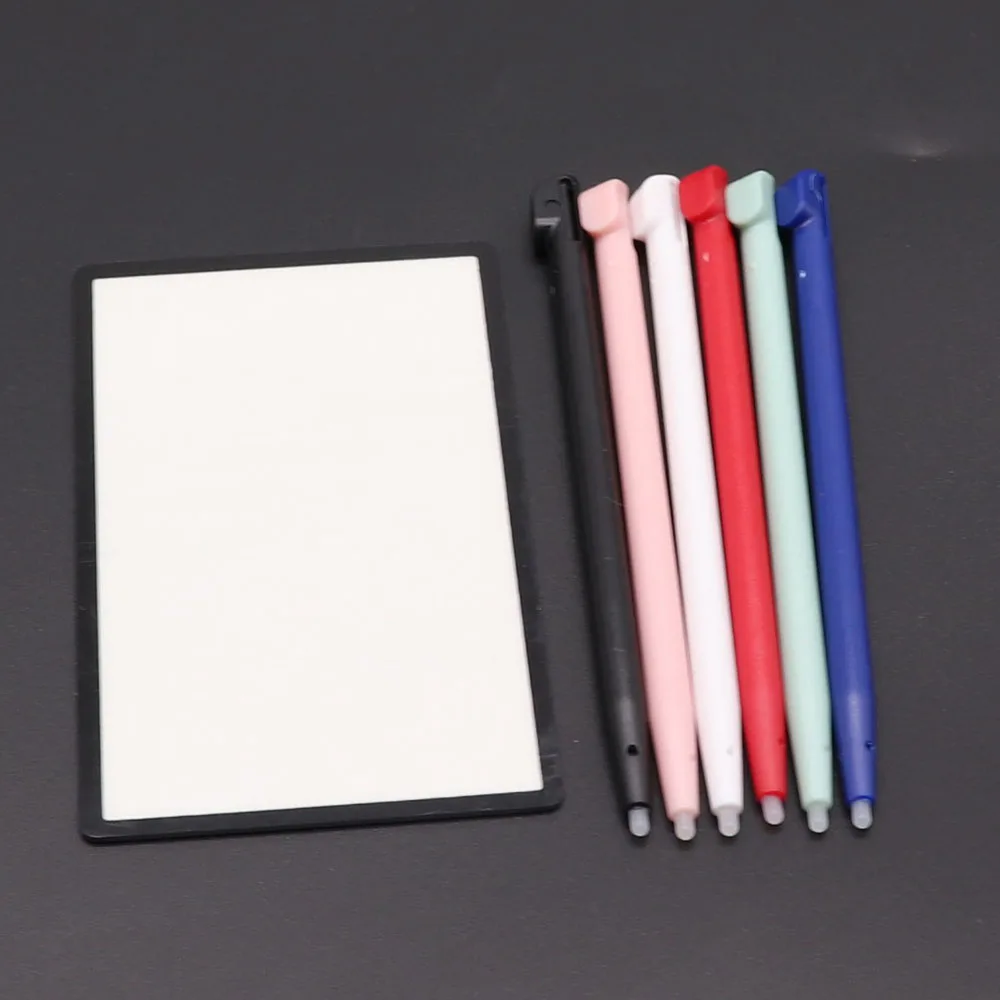 1piece Colorful Upper LCD Cover for 2DS Top LCD Screen New Plastic Cover Len Replacement + Stylus Touch Pen - view 3