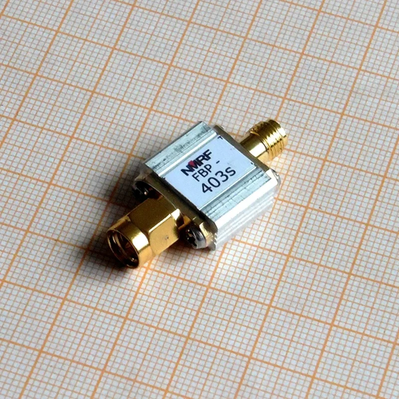 403MHz surface acoustic wave SAW bandpass filter, 1dB bandwidth 4MHz