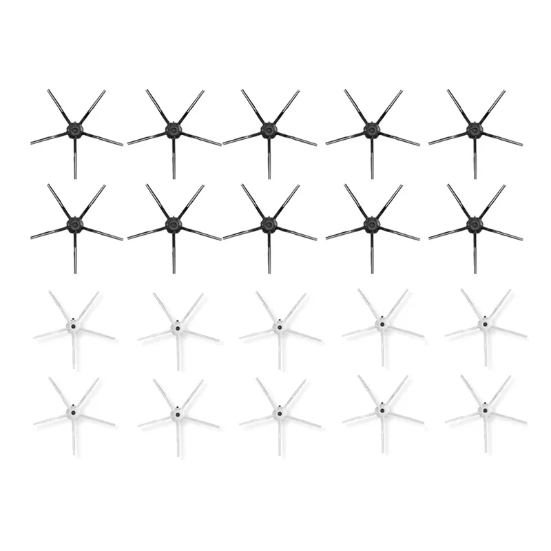 SANQ 5-Arm-Seitenbürste für Xiaomi Roborock S8 /S8 Pro Ultra /S7 Maxv Ultra / S7 / S7 Max/ S7 Maxv/ S6 / S5 MAX Silikonbürste