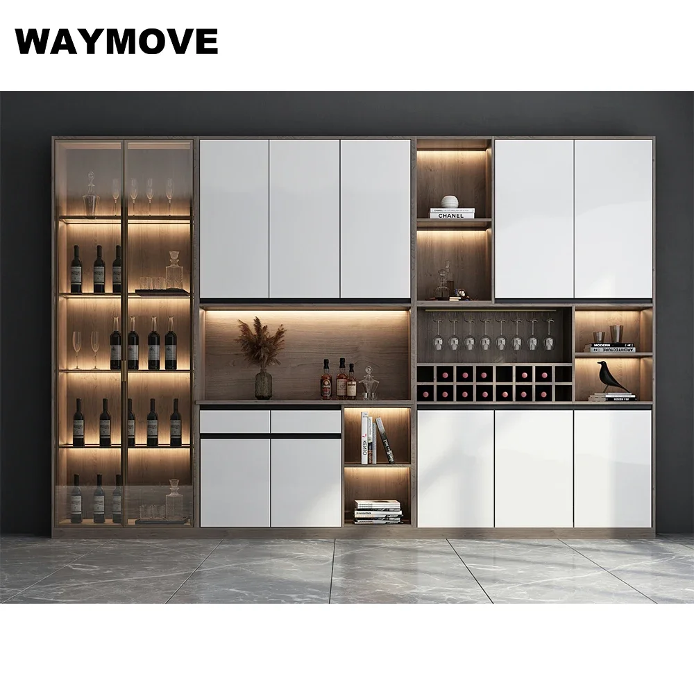 Антикварный винтажный однодверный винный шкаф, итальянский роскошный светильник, мебель Ferly, матовая латунь, стоячий деревянный шкаф