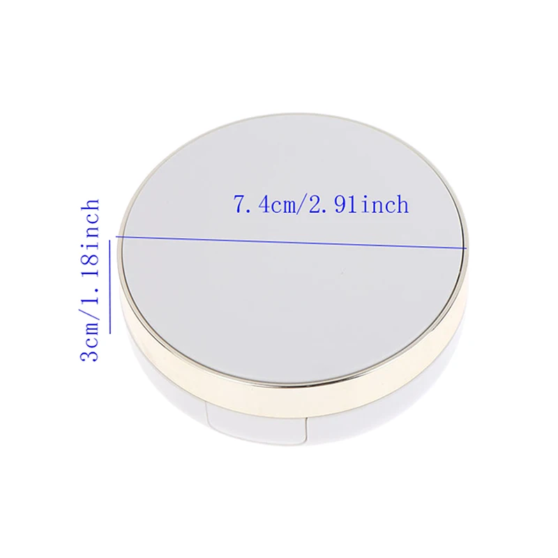 Z. 1Pc 13g Empty Air Cushion Puff Box Portable Cosmetic Makeup Case Container for BB Cream Foundation Refillable Travel Compact
