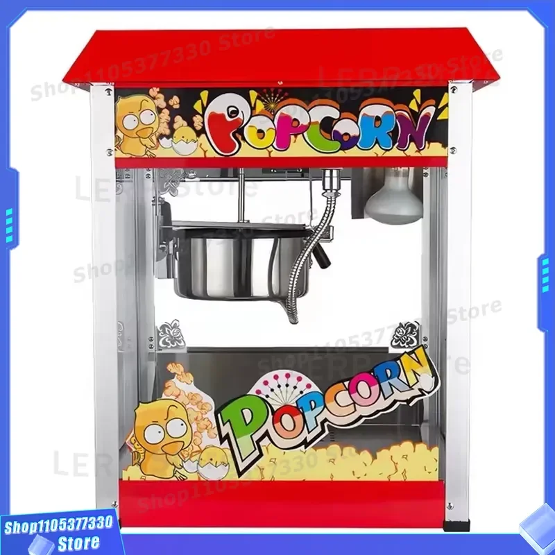 Commercial Popcorn Maker Machine for Cinema Bar Food Store Electric Corn Popping Device Professional Kitchen Equipment