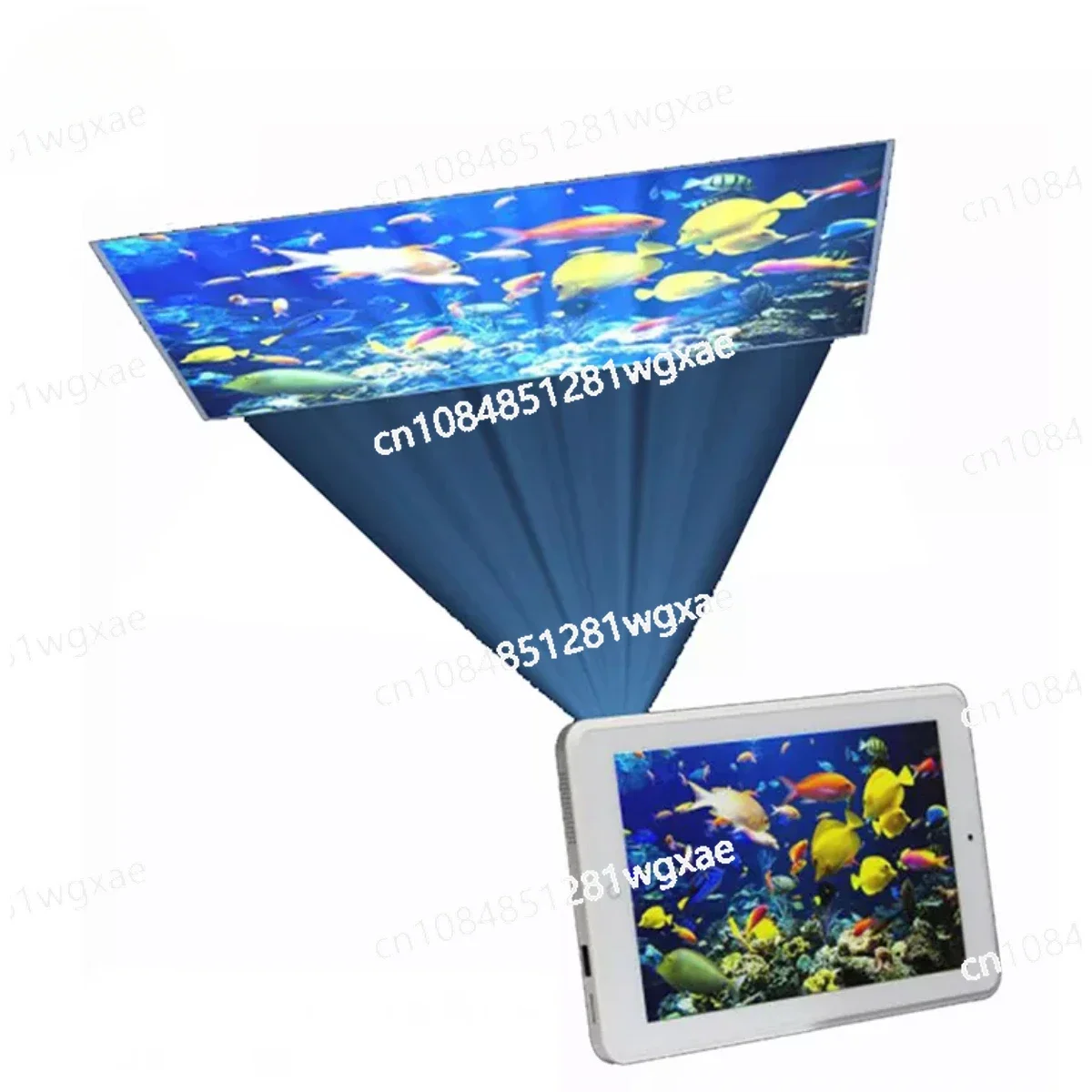 

8-inch Touchscreen Tablet, WiFi Children's Learning Tablet 2-in-1 Android Projector Tablet