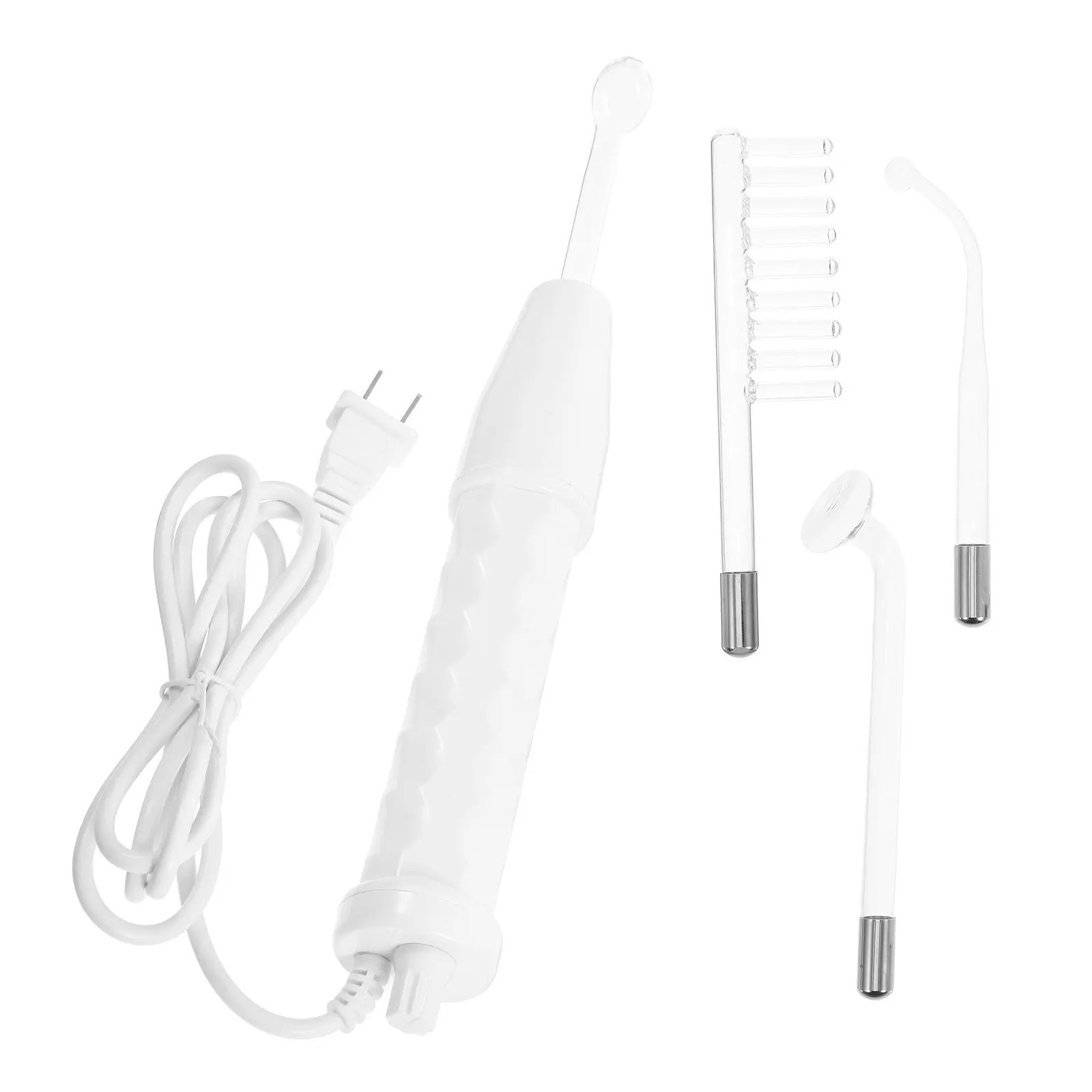 

High Forehead Hair Device Frequency Wand Glass Face Microcurrent Comb