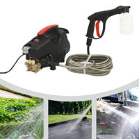 Electric High Pressure Washer with Accessories Short Gun Cleaner for Car Patio and Garden