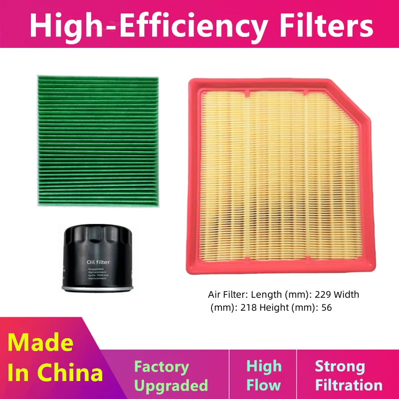 

3pcs/Filter Set For Changan Cs35 Plus/Oil, Air Nacelle Filter/Auto Parts