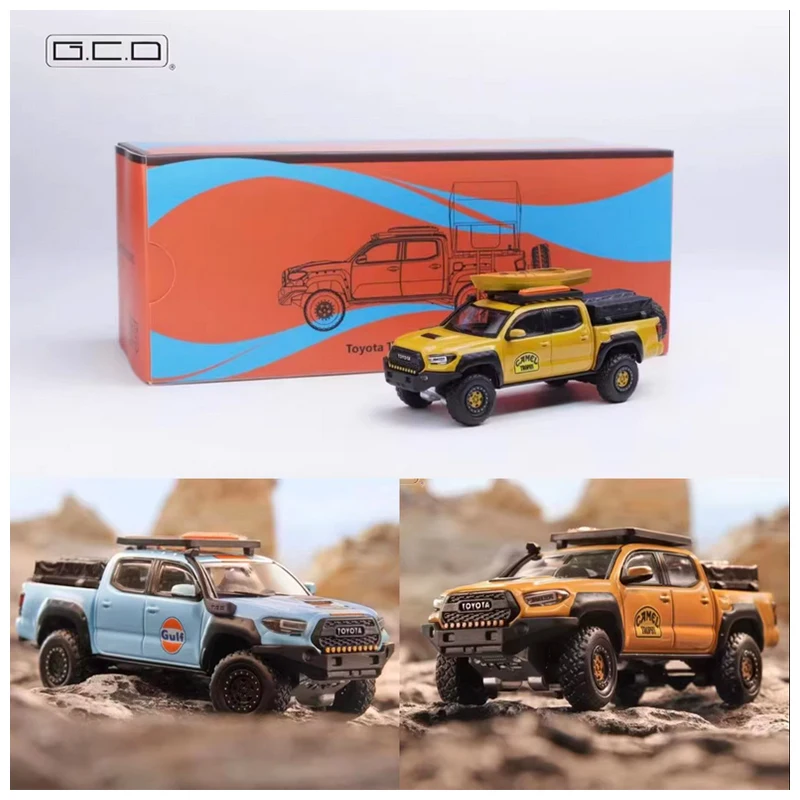 

GCD simulation alloy car model 1:64 Tacoma 3rd generation N300 Gulf Camel Cup toy car collection gift ornaments decoration