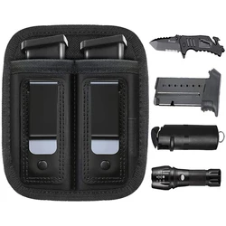 Funda táctica de nailon para pistola, estuche magnético de transporte oculto de 9mm con Clip Glock 19 21 Beretta 92