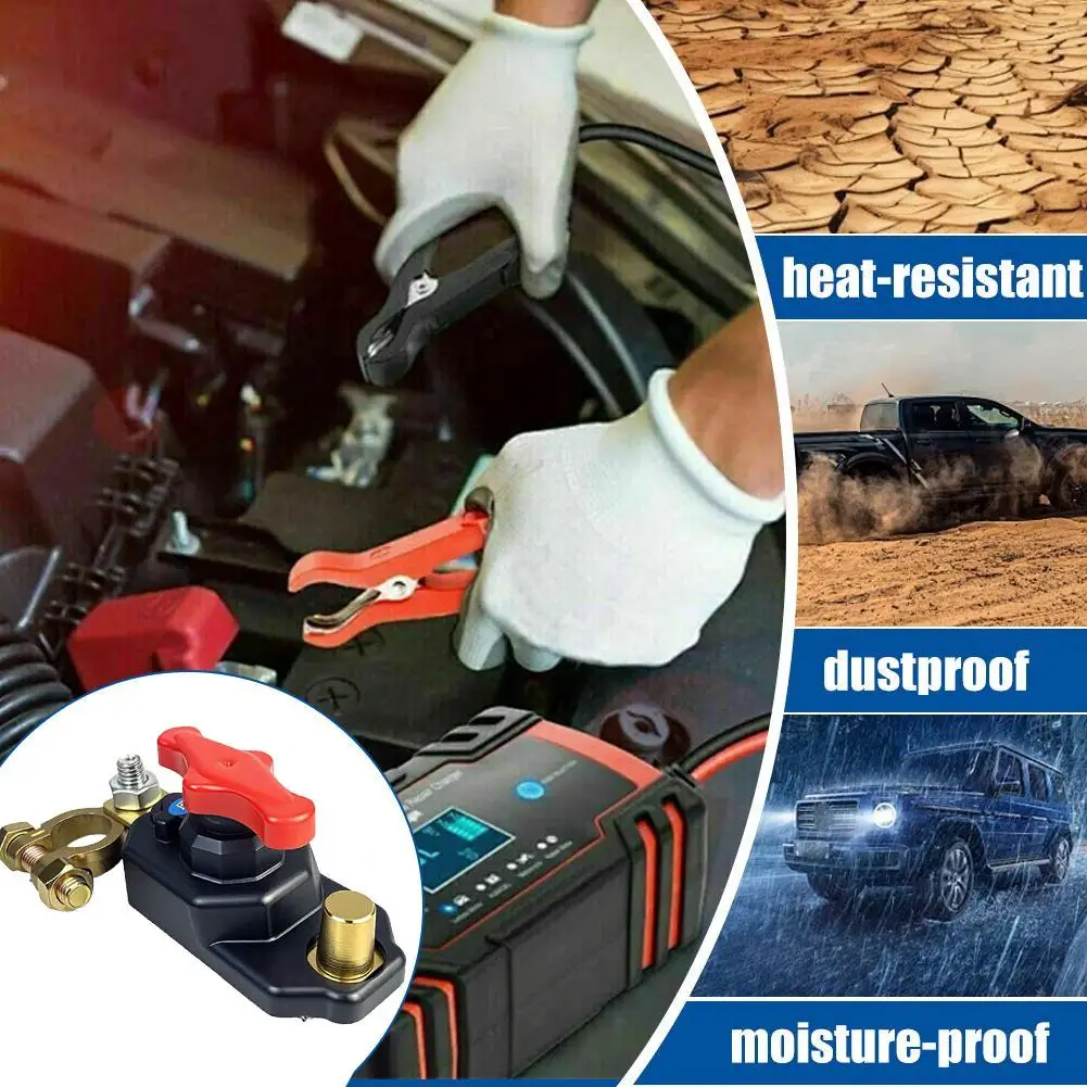 Universal Car Battery Disconnect Switch Anti-Power Battery Leakage Circuit Switch Unidirectional Off 16-17mm Rotating ﻿ Bre S0K1