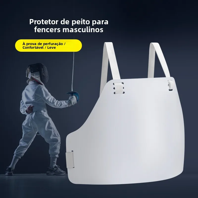 フェンシングチェストプロテクター-スポーツ保護具-男女兼用-耐衝撃性競技用フェンシングギア-大人用