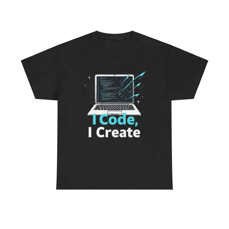 I Code I Create T Shirt coder shirt programming gift techie apparel geeky