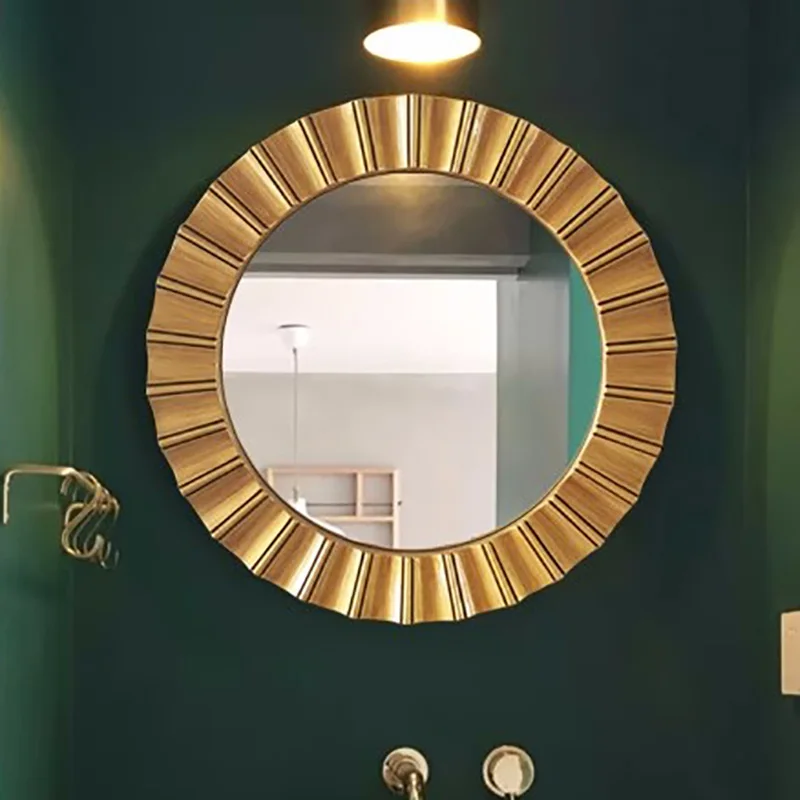 Selfie Circle Hairdressing Decorative Mirror Round Shower Shaving Decorative Mirror Cosmetic Deco Chambre Wall Decor YX50DM