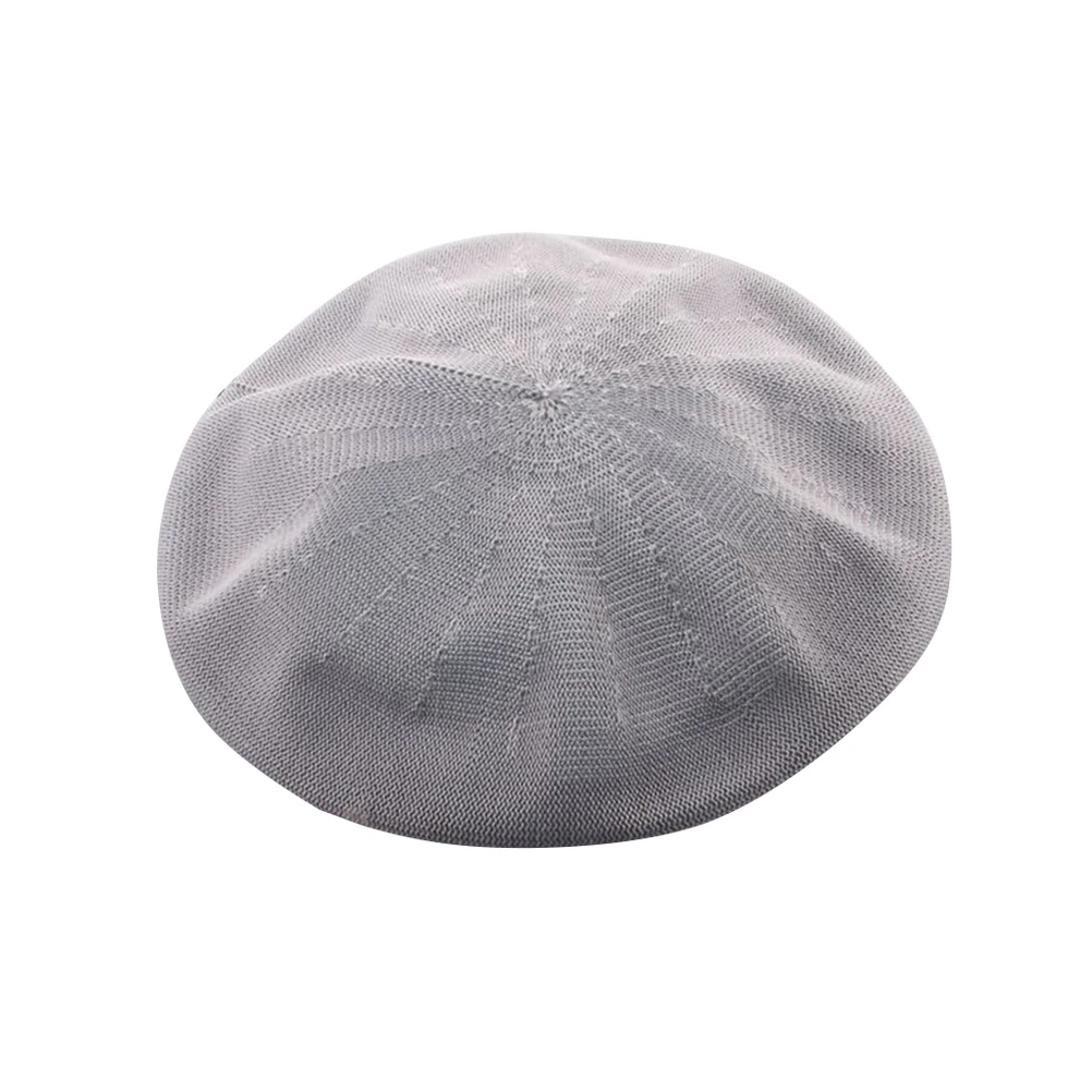 

Beret Hat for Women Lightweight Fashionable Sun Protection All Match Summer Hats Grey Cap Warm Stylish Unique Exquisite
