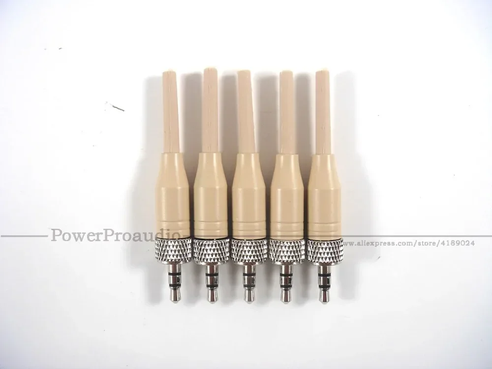 5 pcs 3.5mm Stereo Screw Lock Connector for Sennheiser EW100 EW300 EW500 G1 2 3 Sony Saramonic Microphone Spare Plug Adapter