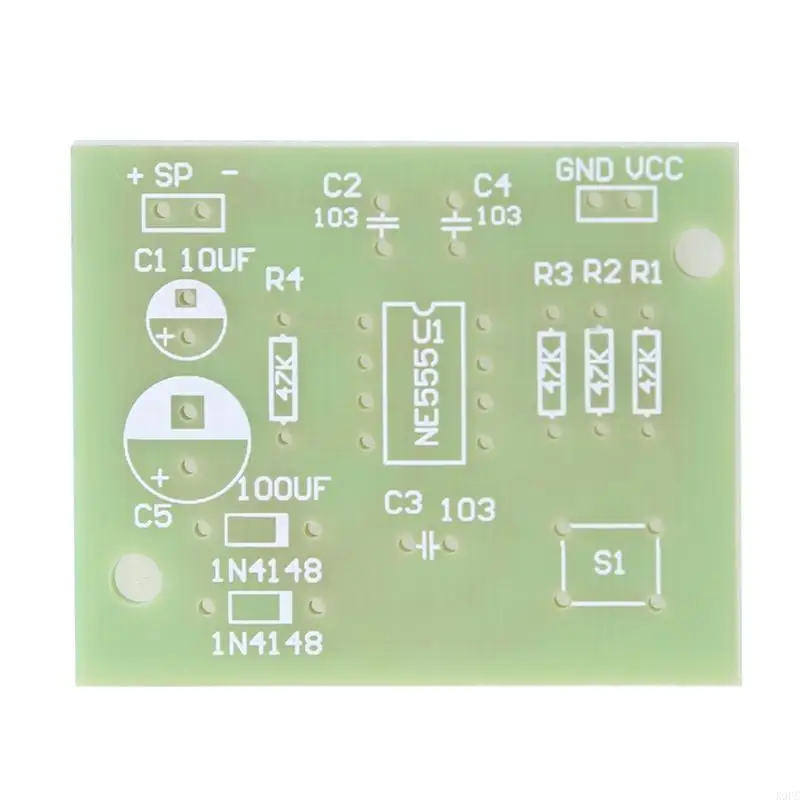 K9FC NE555 Buzzer Oscillator Electronic Diy Tone Generator LED LED 0.25W Altavoz