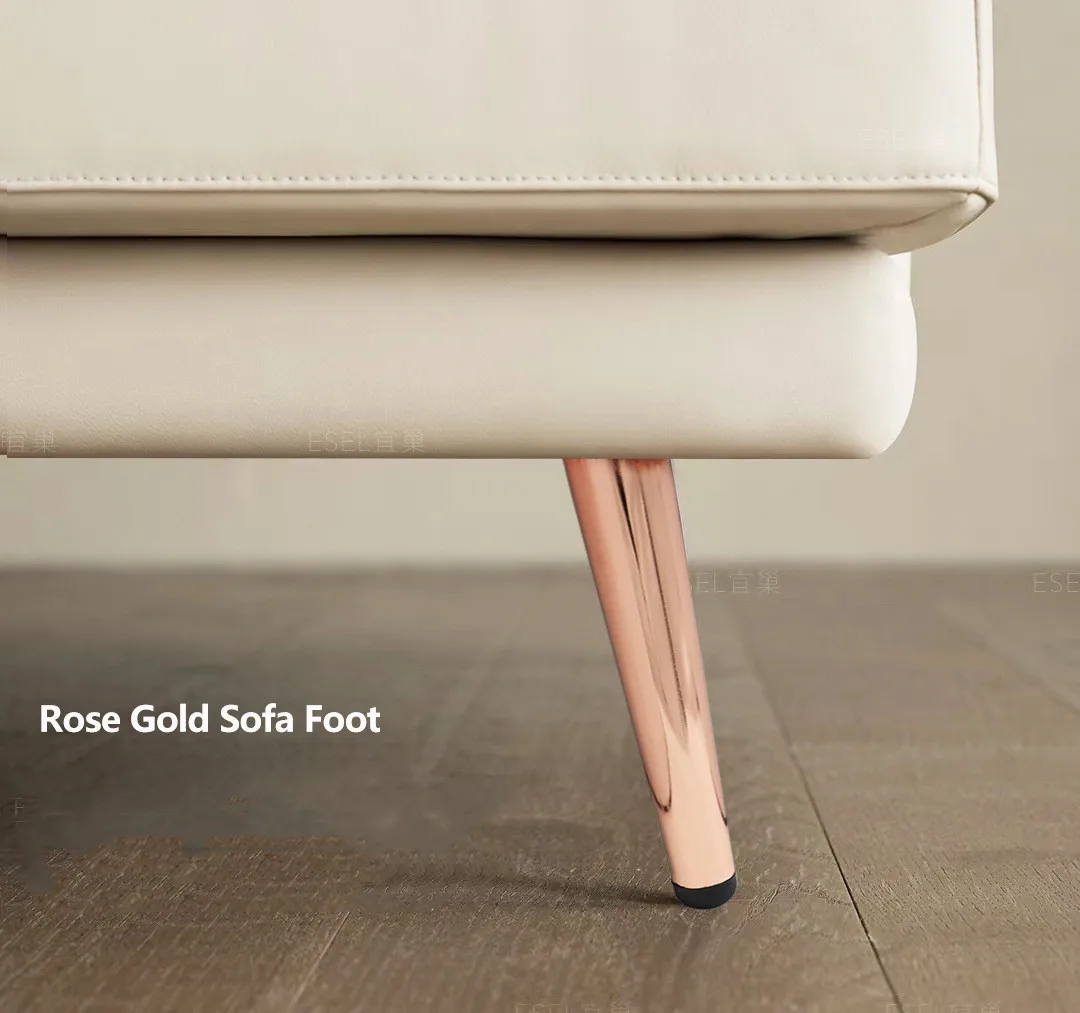 1Pcs Luxury Rose Gold Legs Furniture Metal Sofa TV Cabinet Feet Bathroom Cabinet Bed Support Legs Coffee Table Replacement Legs