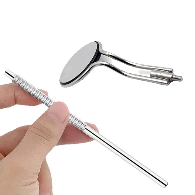 

Double-Sided Dental Mouth Mirror with Handle High Quality Anti-Fog Rhodium Oral Mirrors Reflectors Double Sided Reuse