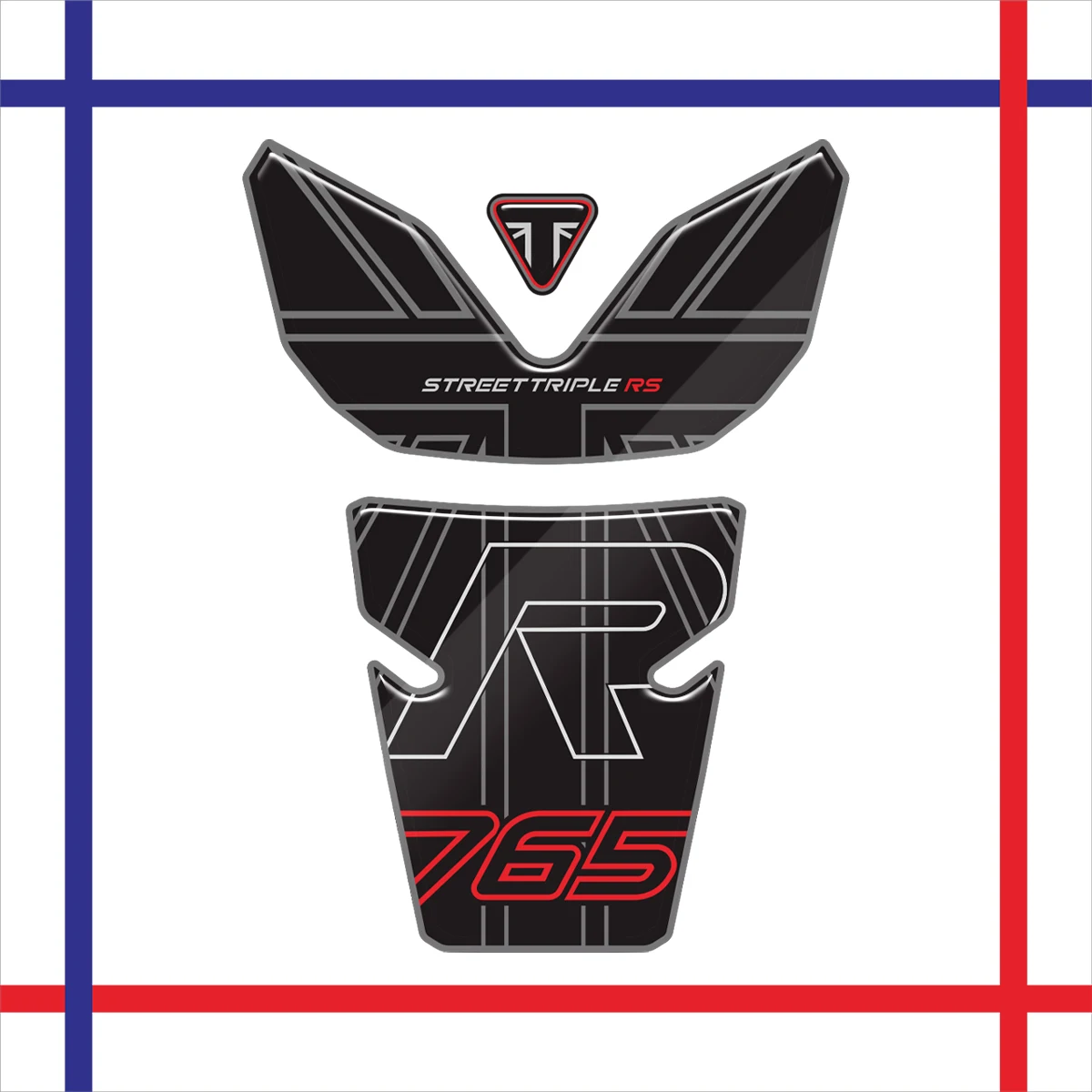 

3D Motorcycle Tank Pad Protector Stickers Decal Accessories For Triumph 765rs 765RS 765 RS 2023 2024