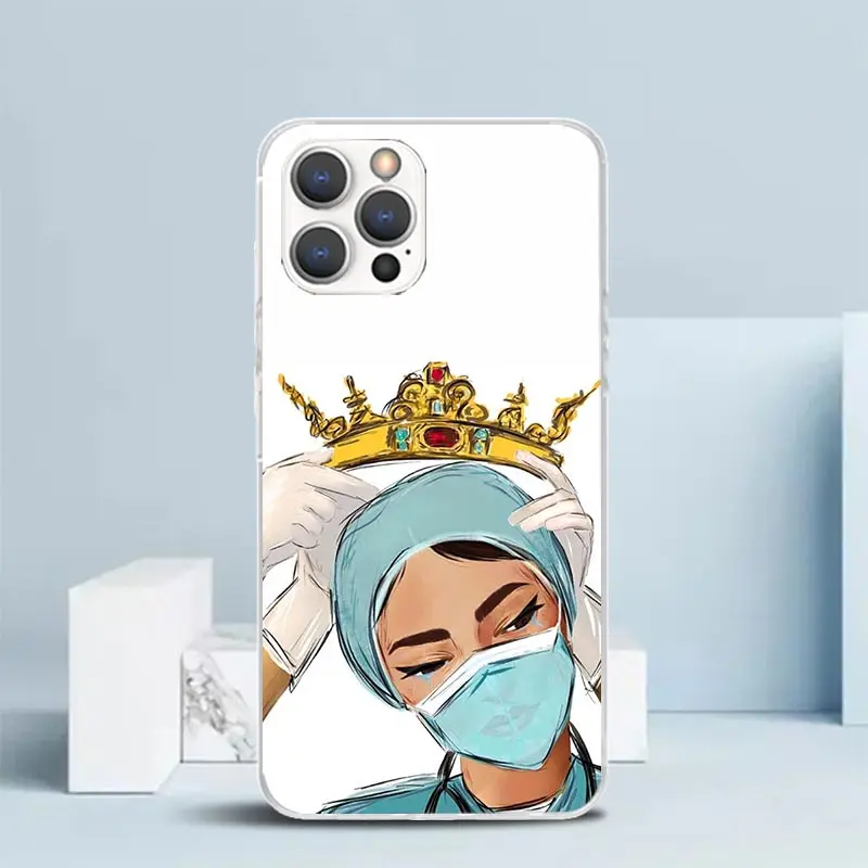 Medicine Nurse Doctor Phone Case For IPhone 16 17 Air 16E 15 14 Plus 13 Mini 12 11 Pro Max 7 8 + SE 2020 Soft TPU Back Cover 16