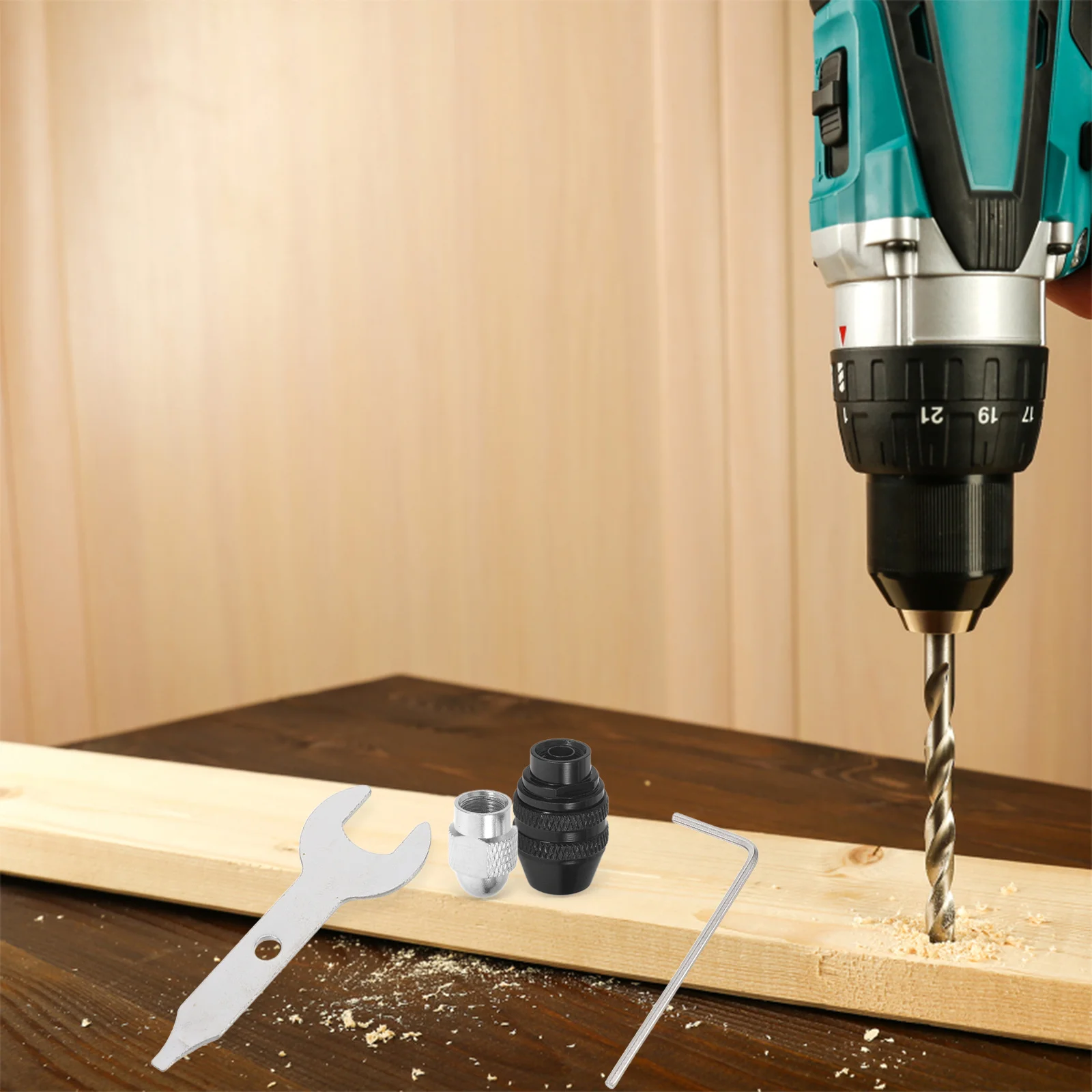 

Drill Chuck Collet Copper Core High Heat Dissipation for Electric Rotary Tool Metal Engraving Grinding Polishing DIY and