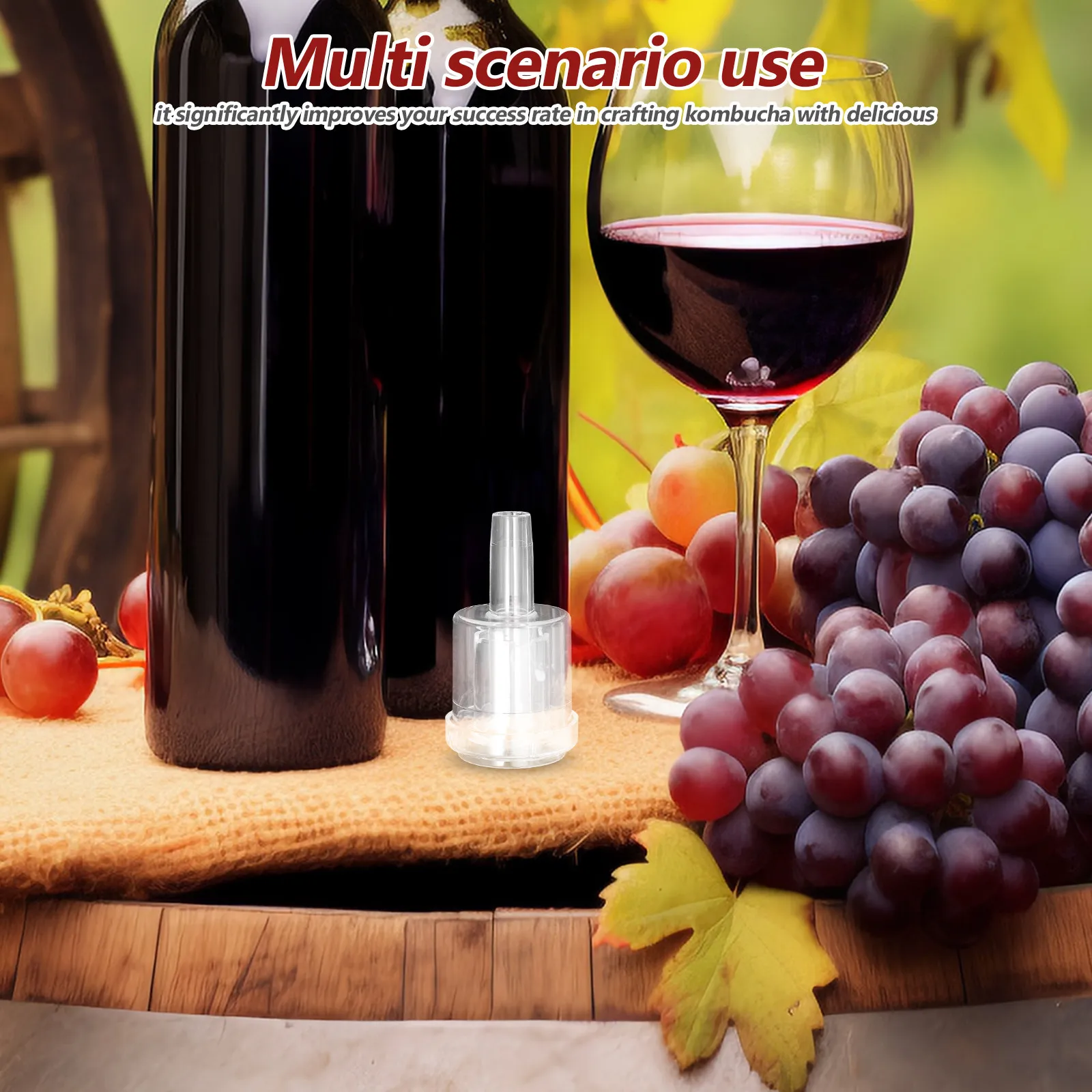 3Pcs Fermentation Airlock -Way Valve Leak Proof Airlock for Home Brewing Wine Mead Beer Kombucha Home Brewing Airlocks
