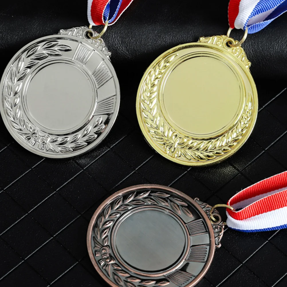 3Pcs 크리 에이 티브 스포츠 메달 금은 동메탈상 메달 경쟁 상금 인센티브 상 메달 스포츠 메달