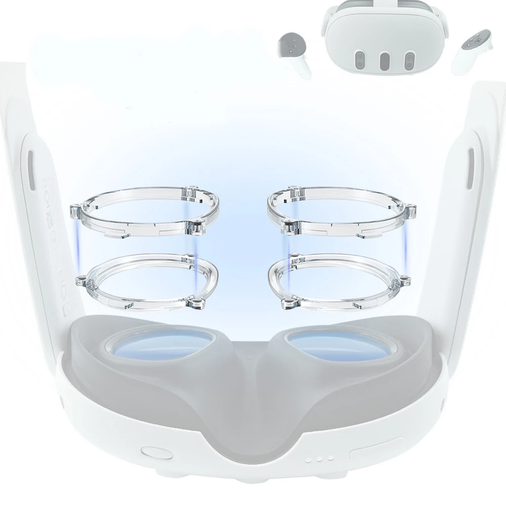 메타 퀘스트 3 용 처방 렌즈, 빠른 분해 프레임 유리, 퀘스트 3 Vr 액세서리
