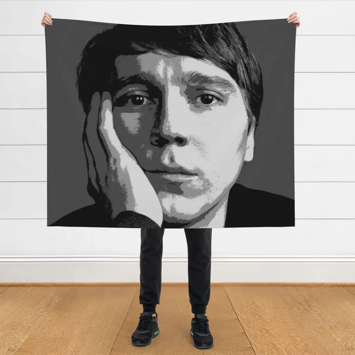 

Paul Dano Pop Art Portrait Throw Blanket sofa bed Decorative Sofas Thins Blankets