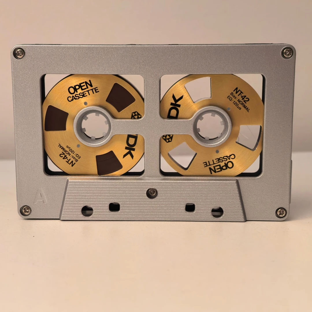 Hand-made Open Audio Reel Cassette Tape 42 Minute Blank R2R Cassette Tape Recording Cassette Tape for Audio Recording