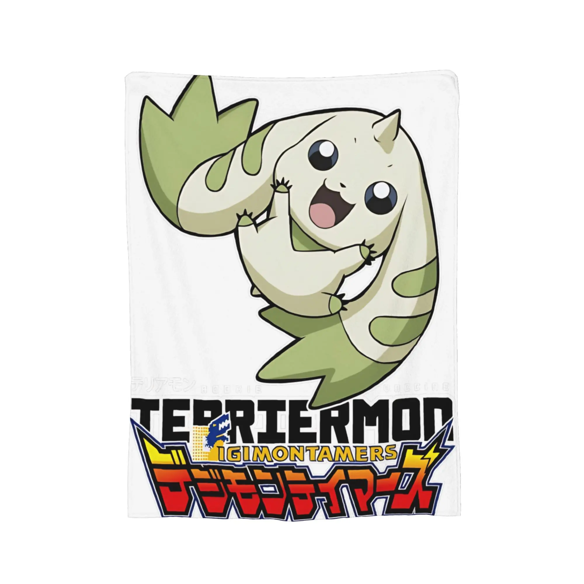 digimon tamers terriermon Blanket  Flannel Awesome Breathable Throw Blankets for Coverlet Textile Decor