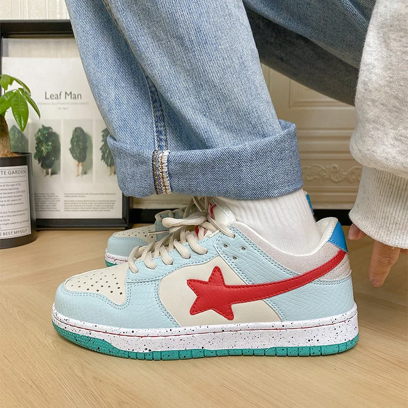 أحذية رياضية نسائية للرجال ريترو Y2K ستار بانك ملابس الشارع الشهير أحذية تزلج عصرية للأزواج أحذية كاجوال رياضية للجنسين للتنس
