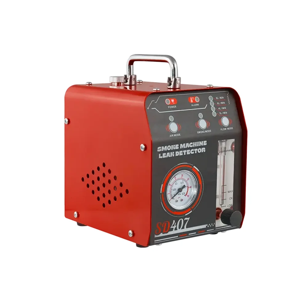 SD403-SD407 Automotive Smoke Machine for Car Trucks EVAP Leak Detection Air Pressure Detector Pipe Smoke Leakage Analyzer