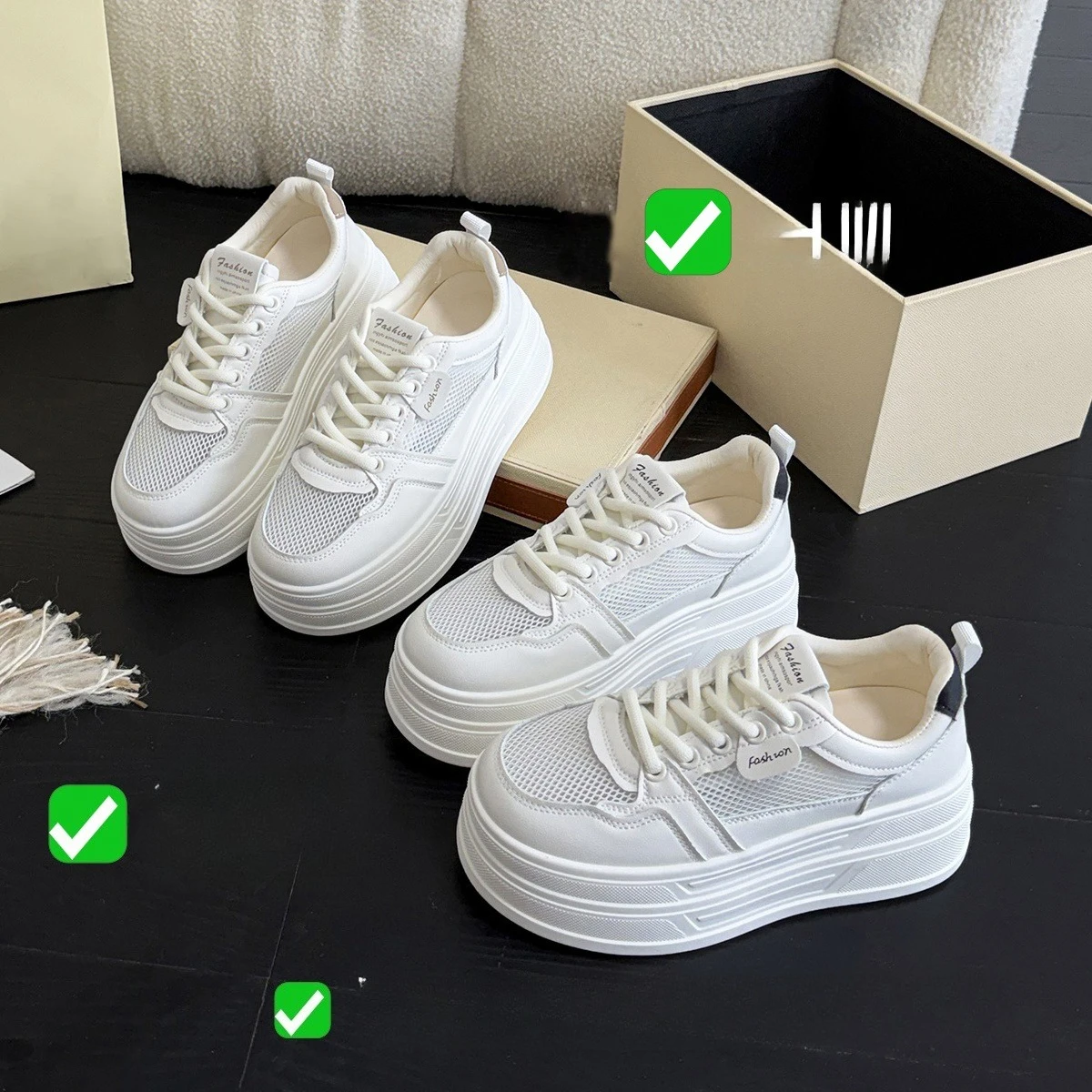 Sonbahar Modası Kadın Bağcıklı - Sneakers Fashion Women incelemesi ve fiyatı