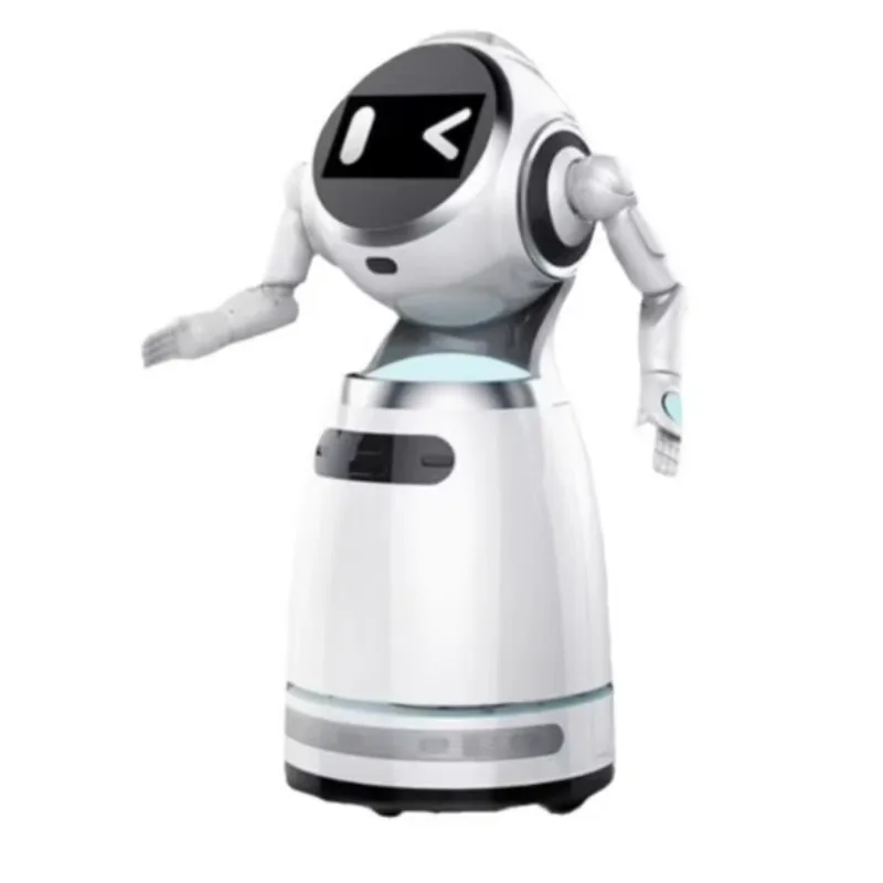 Intelligent business reception robot automatic navigation obstacle avoidance facial recognition