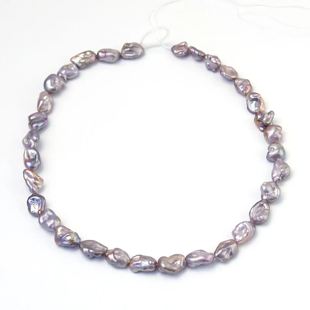 

Beautiful 10-15mm Baroque Purple Natural Freshwater Pear Loose Beads Jewelry Making DIY Bracelet Necklace Accessories Gifts