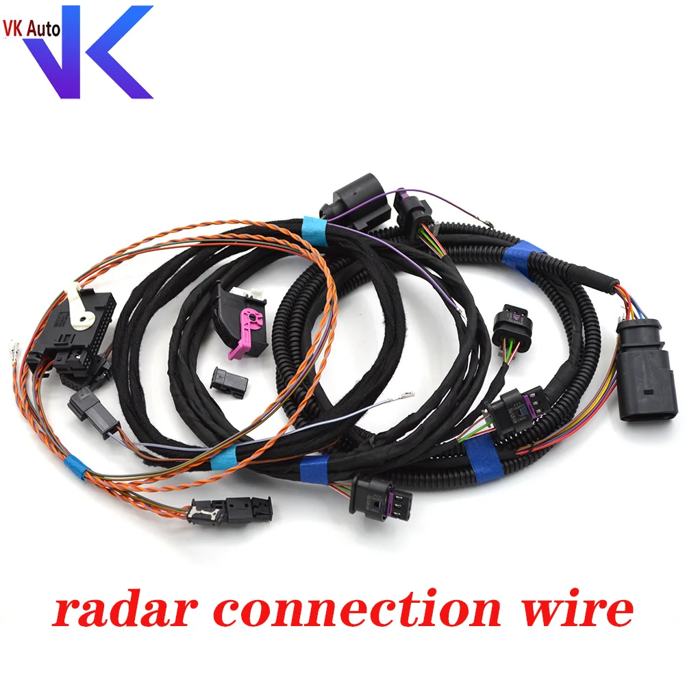 For Golf 7 MK7 Passat B8 Tiguan MK2 front and rear radar connection wire harnmess