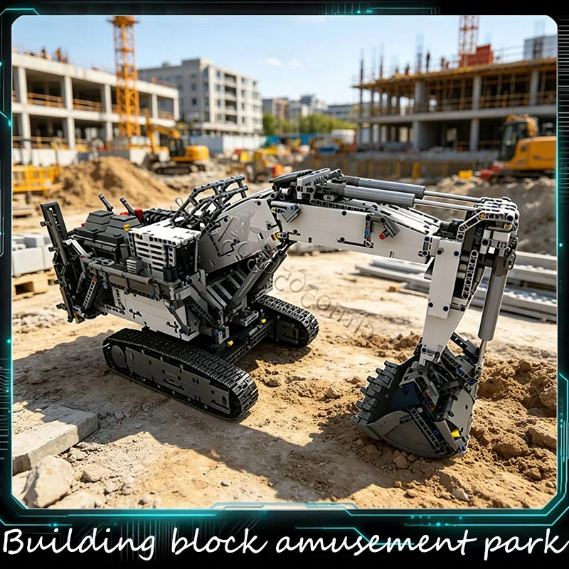 

4149 PCS MOC City Engineering Heavy Duty Excavator Model Technology Building Block Creative Children Toys Popular Christmas Gift