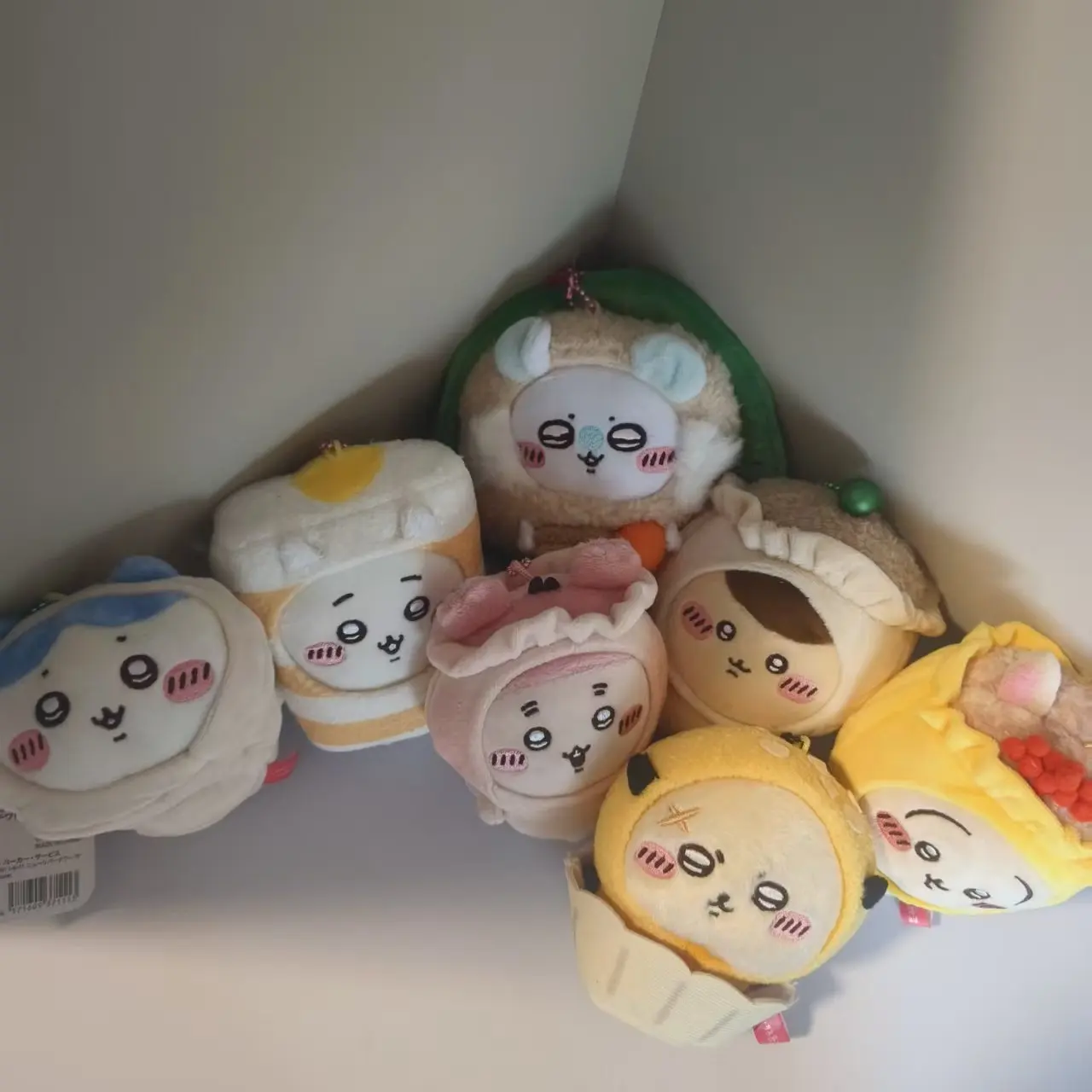 طبعة محدودة من سلسلة شاي تشيكاوا شاي الصباح Usagi Hachiware قلادة قطيفة، سلسلة مفاتيح دمية قطيفة، هدية عيد ميلاد للأصدقاء #4