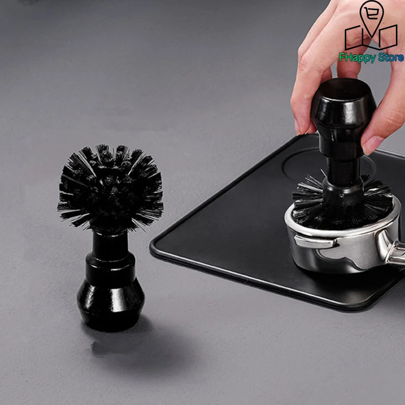 Coffee Brush Portafilter Basket Cleaning 51mm 54mm 58mm Wooden Barista Clean Brushes Dusting Tool Espresso Machine Accessories