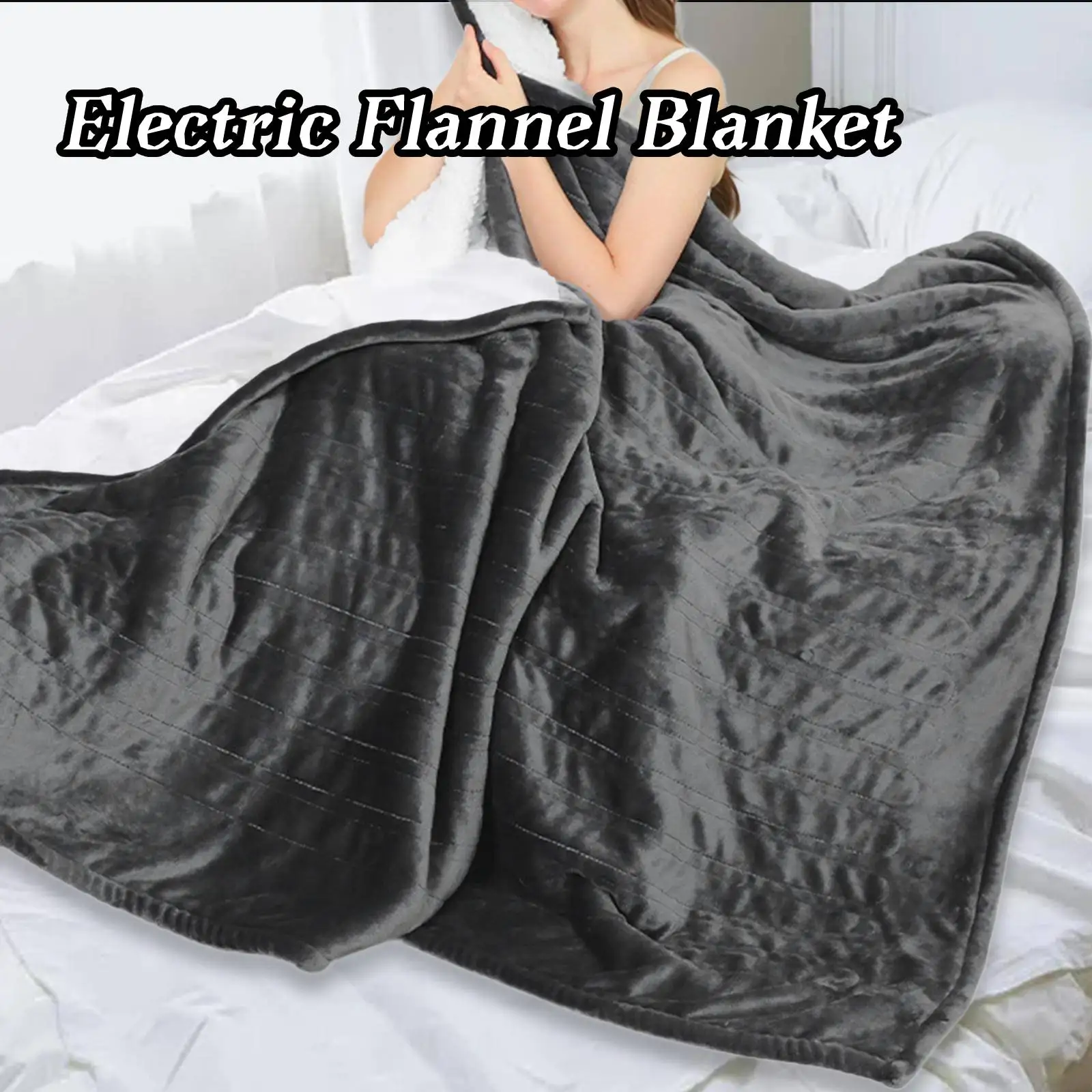 

Electric Blanket with 9 Heated Levels Heated Cape Adjustable Full Body Machine Washable for Traveling Office Home Bedroom Couch