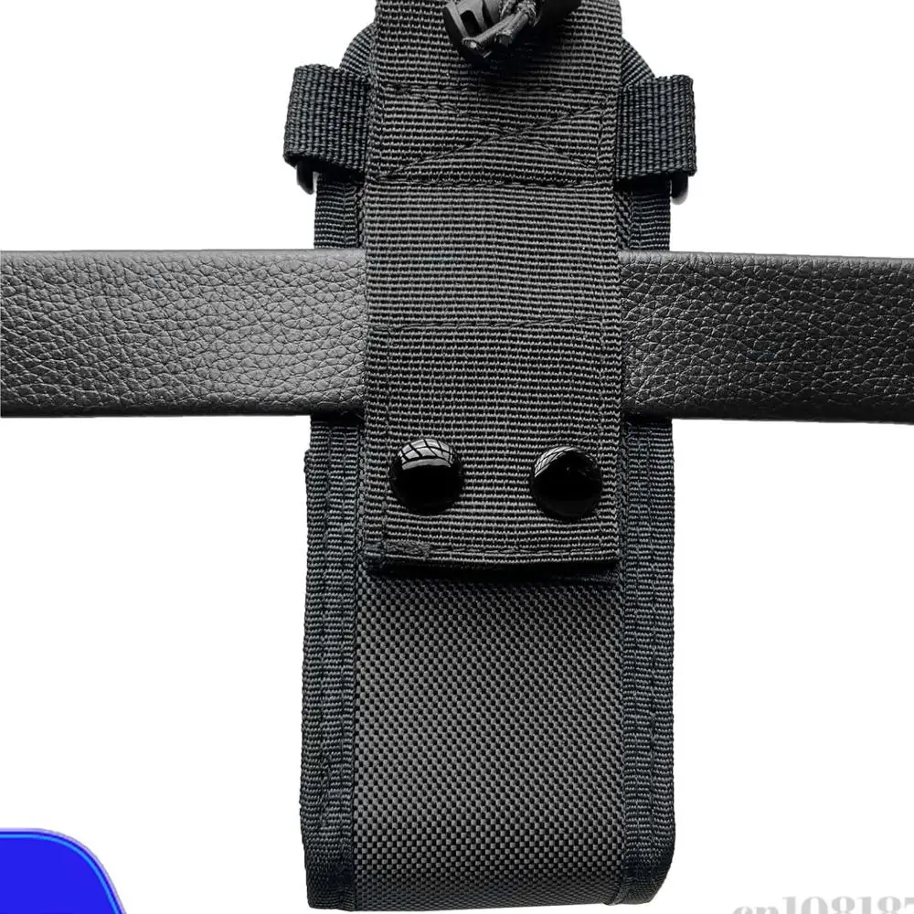 

Radio Strap Holster Anti-Sway Design Duty Belt Holder Featuring 3M Reflective Strips for EMS EMT Fire Polices